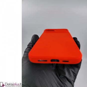 Švelnus guminis dėklas su kameros apsauga - raudonas (Apple Iphone 14 Plus) Švelnus guminis dėklas su kameros apsauga - raudonas (Apple Iphone 14 Plus)